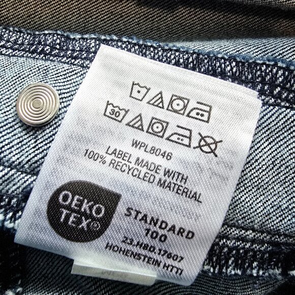 INC International Concepts Pull On Flare Jeans Womens 6 Dark Wash NWOT - Picture 8 of 8